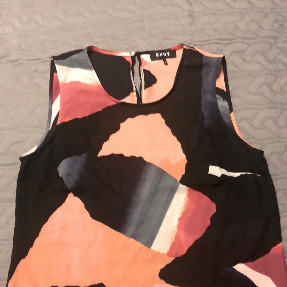 Multi color DKNY blouse.
